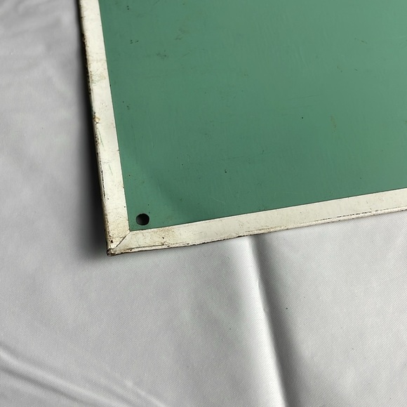 Coca Cola "Delicious And Refreshing" Tin Sign metal drug store soda fountain - Picture 8 of 10